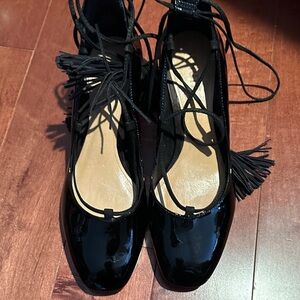 Schultz Elegant Black Lace-Up Women's Shoes